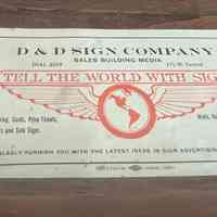          D&D Sign Company Blotter Sheet picture number 2
   