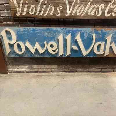 Powell Valves Wooden Sign