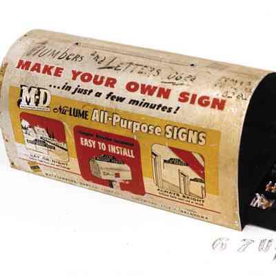 Macklanburg-Duncan Co. Make Your Own Sign Mailbox Kit
