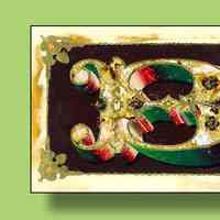 George C. Brooke Gilded Glass Panel Set