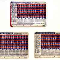 ACME Plastic-Encased Electric Fluorescent Tube Footage Chart