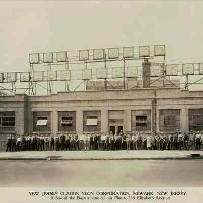 Claude Neon Corp. Newark NJ Photograph