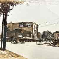 Beaumont Texas Pearl Street Scene with Signs - Photograph