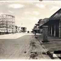 Galveston Texas Street Scene with Signs - Photograph