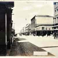 Galveston Texas Street Scene with Signs - Photograph