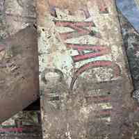          Hand-Painted Tin Sign Scrap picture number 4
   