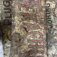          Hand-Painted Tin Sign Scrap picture number 6
   