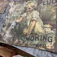          Hand-Painted Tin Sign Scrap picture number 9
   