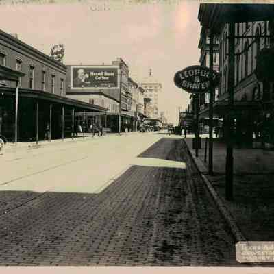 Texas Advertising Company - Signs in Street Scene - Photograph