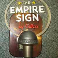 Gilco Empire Sign Salesman Sample