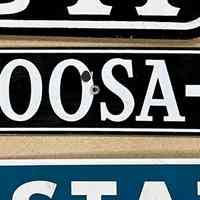 Tuscaloosa Outdoor Sign Tag