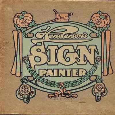 Henderson's Sign Painter by R. Henderson