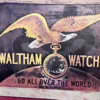 Waltham Watches Goldleaf Sign