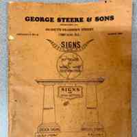 George Steere & Sons Catalogue