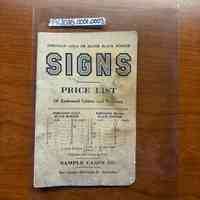          Signs Price List picture number 4
   