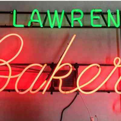 St. Lawrence Bakery Neon Skeleton Sign