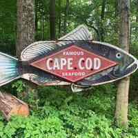 Cape Cod Restaurant Metal Fish Sign