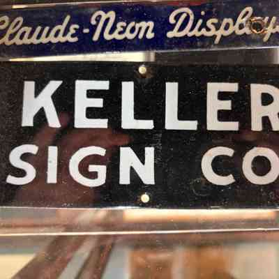 Keller Sign Co. Sign Tag