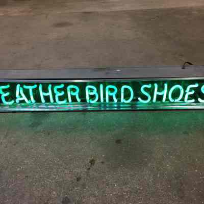 Weatherbird Shoes Point-of-Purchase Sign