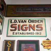 L.D. Van Orden Signs Painted Sign