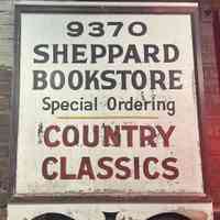 Sheppard Bookstore Sign