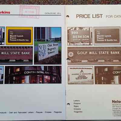 Nelson-Harkins Catalogue