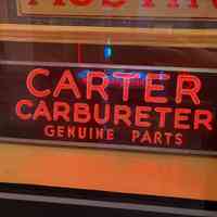 Carter Carburetor Point-of-Purchase Countertop Sign