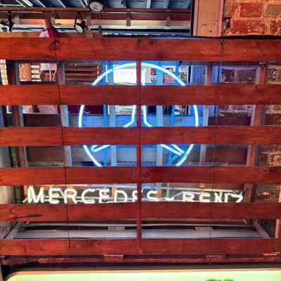 Mercedes Benz NOS Sign