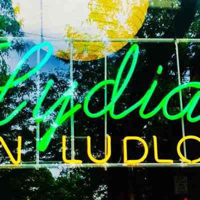 Lydia's on Ludlow Neon Skeleton Sign