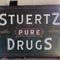          Stuertz Drugs Opal Glass Sign picture number 2
   