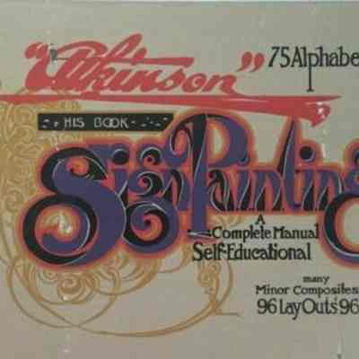 Atkinson Sign Painting by Frank H. Atkinson