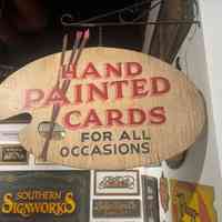          Hand-Painted Cards Sign picture number 1
   