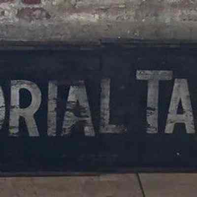 Bronze Memorial Smalts Sign