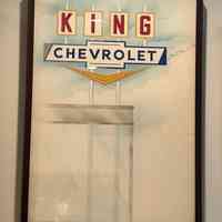 King Chevrolet Sign Sketch