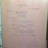          Entry of typewritten information regarding the sign within the binder in plastic sleeve
   