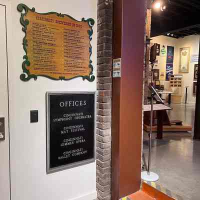 Music Hall Metal Office Sign