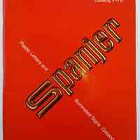 Spanjer Bros. Plastic Letters Catalogue
