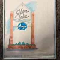 Silver Lake Kroger Sign Sketch