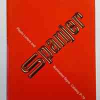 Spanjer Bros. Plastic Letters Catalogue