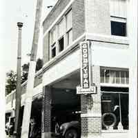 Goodyear Corner Early Neon Sign - Photograph