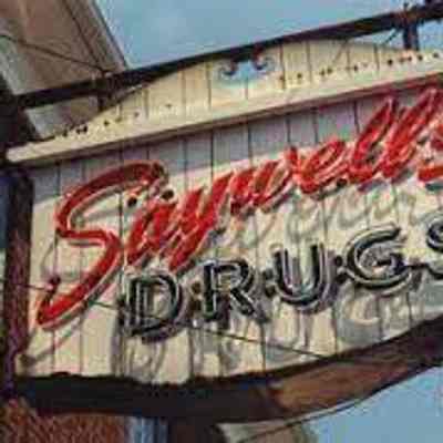Saywell's Drugstore Neon Sign