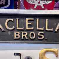          MaClellan Bros. Gilded Wooden Sign picture number 2
   