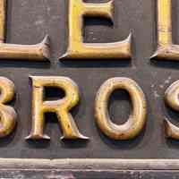          MaClellan Bros. Gilded Wooden Sign picture number 5
   