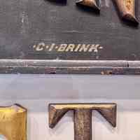          MaClellan Bros. Gilded Wooden Sign picture number 6
   