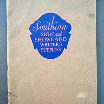 Smithian Sign & Showcard Writers Supplies Catalogue