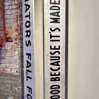 Burma Shave Wooden Panel Sign