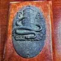 Fire Association of Philadelphia Wooden Fire Marker