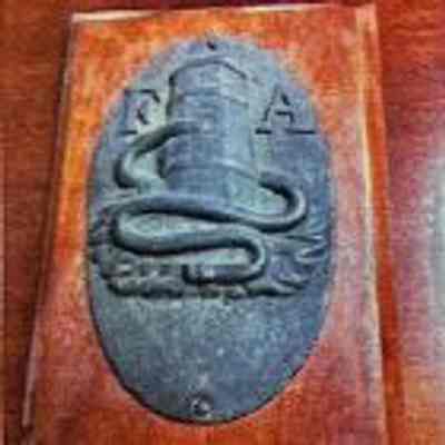 Fire Association of Philadelphia Wooden Fire Marker