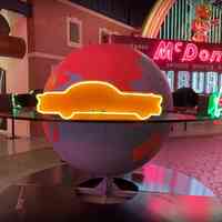 Earl Scheib Neon Globe Sign
