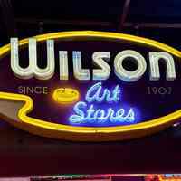 Wilson Art Store Neon Sign